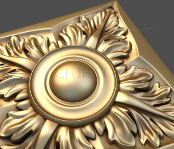 3D model A rhombus with an acanthus (STL)